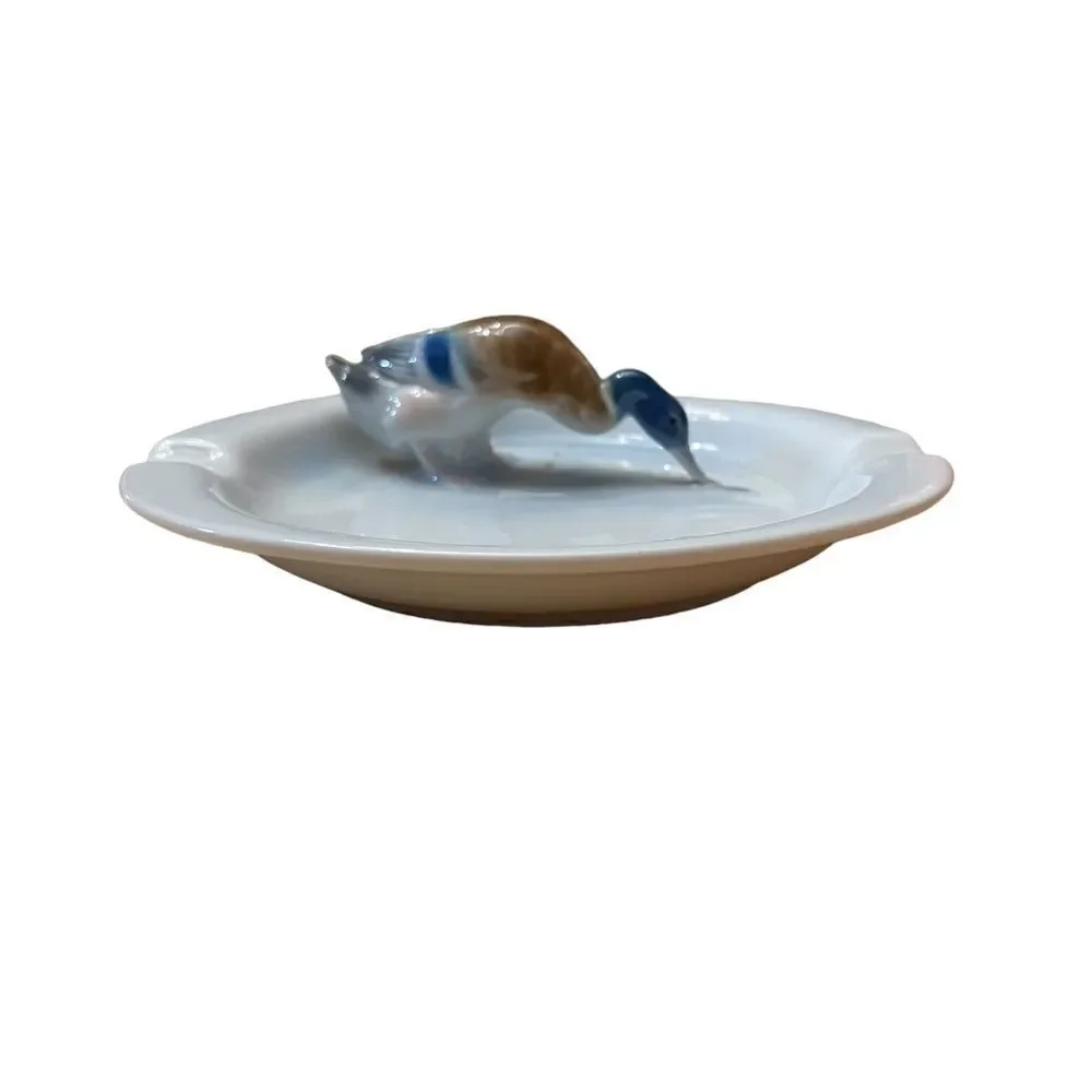 Vintage Metzler & Ortloff Germany Porcelain Duck Ashtray